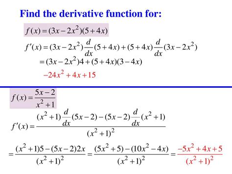 derivative instantaneous rate  change powerpoint  id