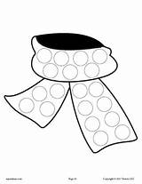 Dot Winter Printables Do Toddler Painting Preschool Coloring Printable Pages Scarf Worksheets Theme Crafts Kids Mpmschoolsupplies Toddlers Craft Dots sketch template