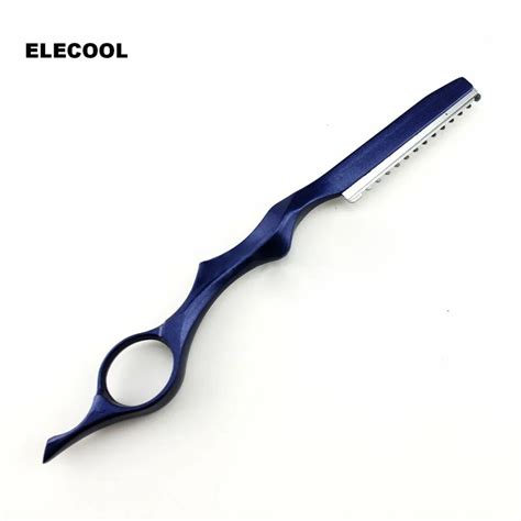 buy elecool cool stainless hair cutting razor hairdressing stylish knife tool
