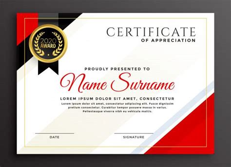 elegant diploma certificate template design  vector  vector