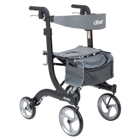 nitro euro style tall walker rollator  casters csa medical supply