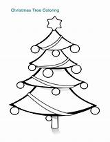 Christmas Tree Worksheets Coloring Pages Sheet Template sketch template