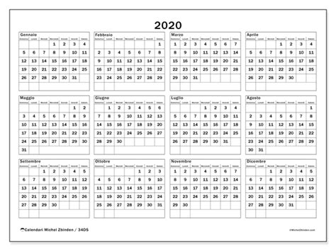 calendario annuale da stampare calendario