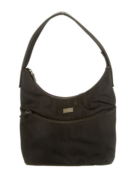 gucci nylon shoulder bag handbags guc  realreal