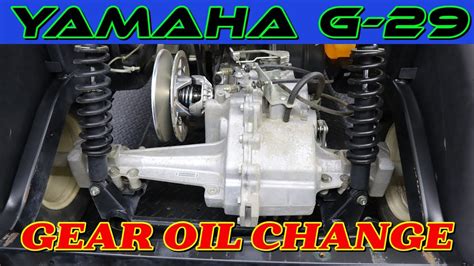 yamaha drive  rear diff oil change team transaxle youtube