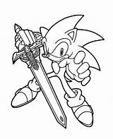 Sonic Coloring Pages Kids Printable Print sketch template