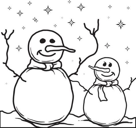 printable snowman coloring page  kids  snowman coloring pages