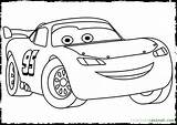 Coloring Mcqueen Lightning Pages Lighting Print Colouring Printable Drawing Car Color Kids Side Getcolorings Getdrawings Popular sketch template