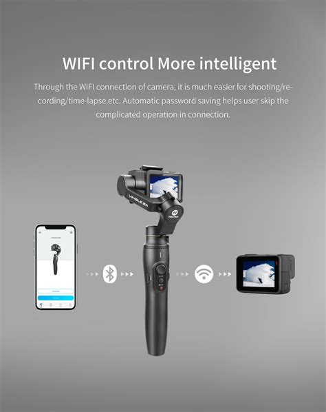 feiyutech vimble  extensible gimbal  gopro hero camera gimbal