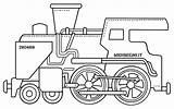 Disegni Colorare Treno Vagoni Trenino Midisegni Locomotiva sketch template