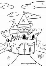 Burg Ausmalbild Malvorlage Ausmalbilder sketch template