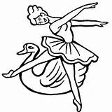 Swan Schwanensee Cisnes Supercoloring Ballet Ballett Kategorien Kostenlose sketch template