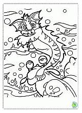 Coloring Neopets Dinokids Pages sketch template
