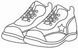 Shoes Coloring Pages Nike Kids Clipart Drawing Sneakers Running Tennis Lebron Book Shoe Printable Drawings Stock Color Useful Basketball Print sketch template