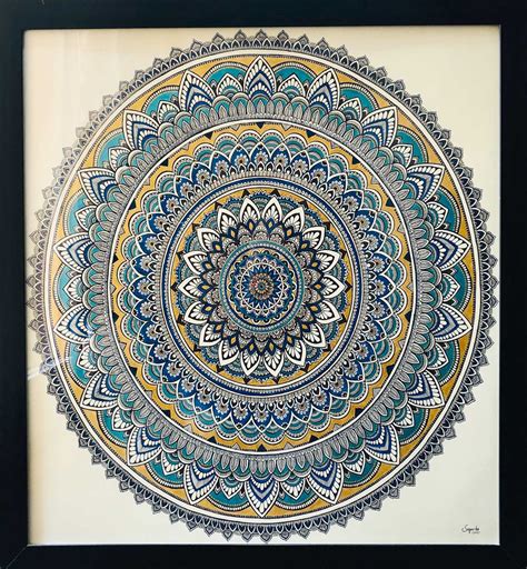 blue mandal art sagarika arts