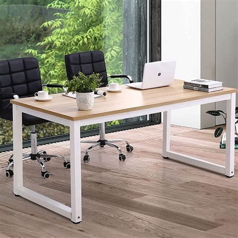 amazoncom nsdirect modern computer desk   large office desk writing study table