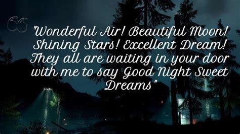 beautiful quotes about night and sweet dreams
