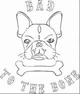 Bulldog Coloring French Pages Line Drawing English Getdrawings 2667 369kb Template sketch template