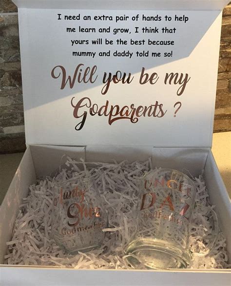 godparent proposal giftboxes   godparent godmother godfather gift