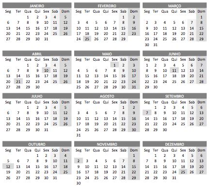 calendario feriados imprimir gratis printloja blog