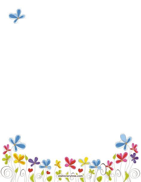 floral stationery  writing paper floral stationery writing