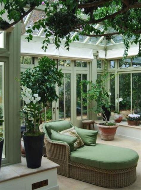 beautiful green sunroom design ideas conservatory interior greenhouse interiors home