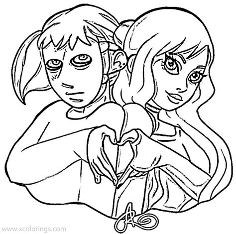 sally face coloring pages joyful larry xcoloringscom