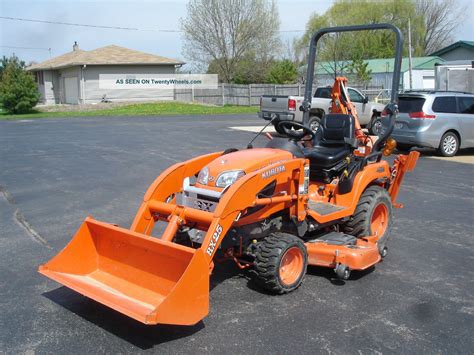 kubota bxdlb tractor loader backhoe lawn mower  hours excellent unit