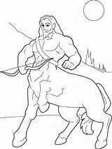 Centaur Coloring Pages Fantasy Kids Color Medieval Satyr Centaurs Printable Disney Centaure Drawings Coloriage Colouring Sheets Drawing Cartoon Sheet Print sketch template