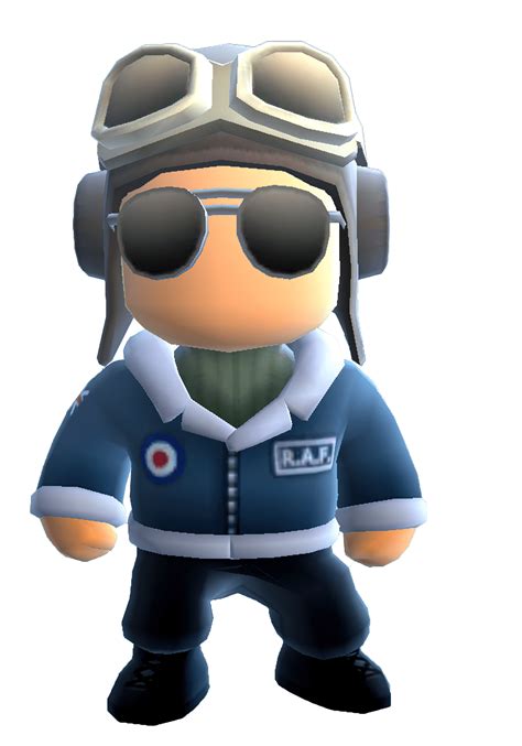 An Animated Character Wearing Aviator Glasses And A Blue Jacket With