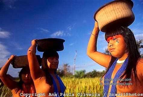 The Kayapo Are Indigenous Peoples In Brazil From The Plain Lands Of