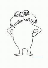 Lorax Seuss Ausmalbilder Sheets Moustache Coloringhome Grinch Bears ähnliche Humming Azcoloring sketch template