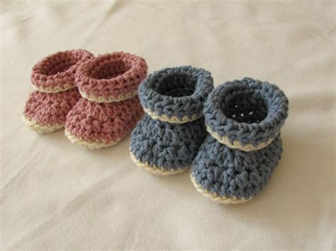 easy  crochet baby booties patterns   angel