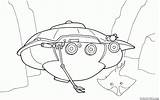 Coloring Pages Submersible Submarine Nuclear Underwater Torpedo Bathyscaphe Colorkid Transport Template Vehicles Station sketch template