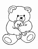Pages Bear Coloring Care Caring Printable Colouring Popular Library Clipart sketch template