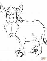Donkey Esel Ausmalbilder Ausmalen Burro Mula Maske Burritos Magarac sketch template