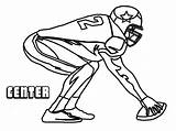 Football Coloring Pages Dallas Cowboys Player American Outline Center Printable Nfl Color Sports Drawings Template Ball Clipartmag Filminspector Getdrawings Getcolorings sketch template