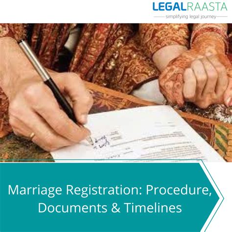 marriage registration procedure documents timelines
