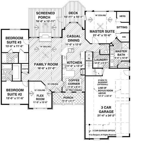 craftsman style house plan  beds  baths  sqft plan   ranch style house plans