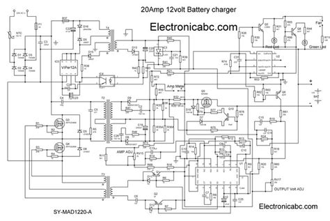 amp  battery charger schematic diagramjpg  battery charger  batteries