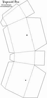 Trapezoid Papercraft Cerita Bentuk Paperandmore sketch template