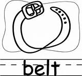 Coloring Abc Teach Belt Wecoloringpage sketch template