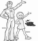 Lazy Coloring Lazytown sketch template