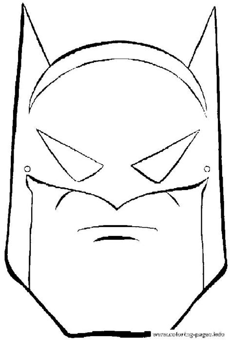 printable batman mask coloring pages printable  doesnt  batman
