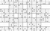 Sudoku 16x16 Puzzles Samurai Fives sketch template