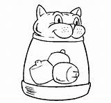 Toy Cat Coloring Coloringcrew sketch template