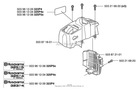 husqvarna  p  series   parts diagram  covers