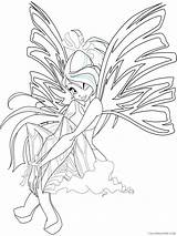 Winx Coloring4free Coloring sketch template