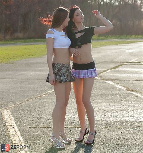 Micro Mini Skirt Teenagers Out For A Walk Zb Porn