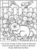 Color Number Coloring Numbers Pages Doverpublications Backyard Adult Printable Adults Dover Publications Welcome Kids Colouring sketch template